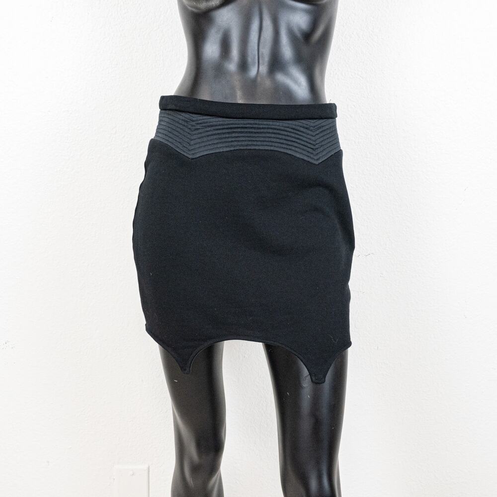 Fleur Du Mal Black mini Skirt size 4 - Picture 2 of 9